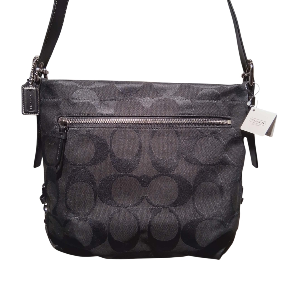 Coach F15067 SIgnature Duffle Top Zip Crossbody